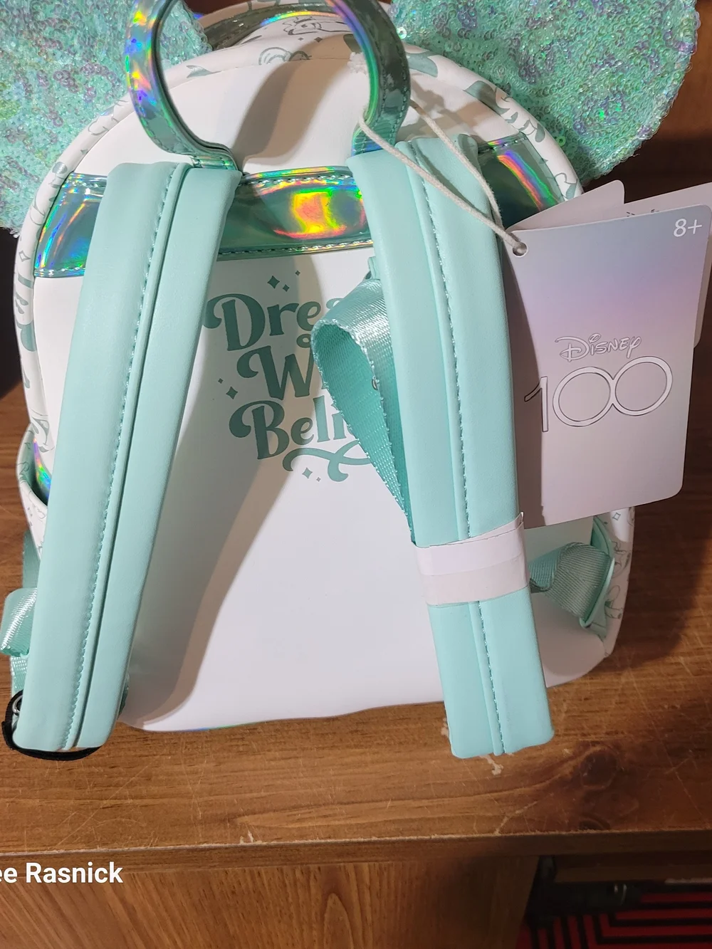 Price Is Firm.Loungefly Hallmark Exclusive Disney 100 Sequin Mini Backpack. Nwt